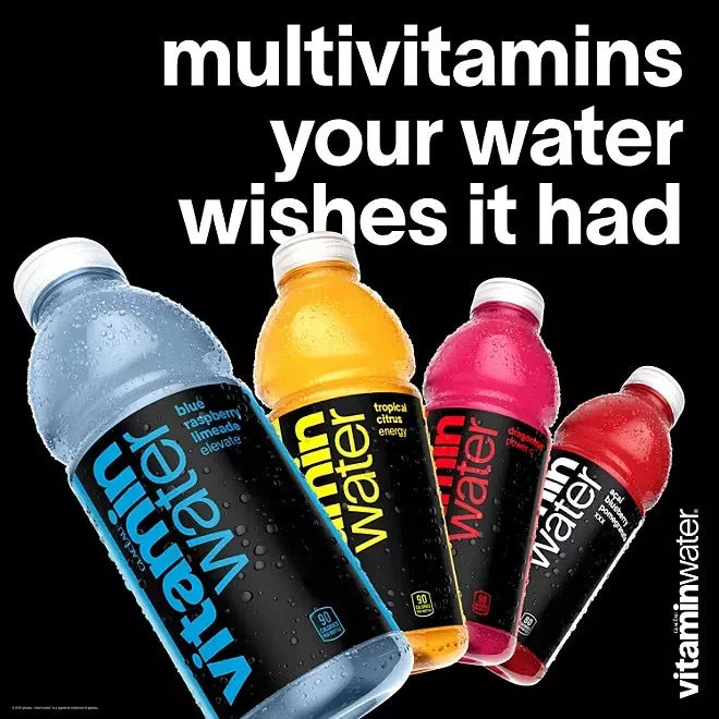 GLACEAU VITAMIN WATER VARIETY PACK 16.9 fl. oz., 18 PACK.