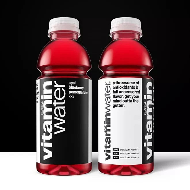 GLACEAU VITAMIN WATER VARIETY PACK 16.9 fl. oz., 18 PACK.