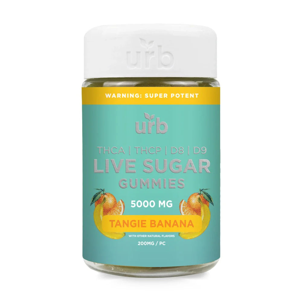 URB - THCA LIVE SUGAR 5000MG GUMMIES 6COUNT / BOX