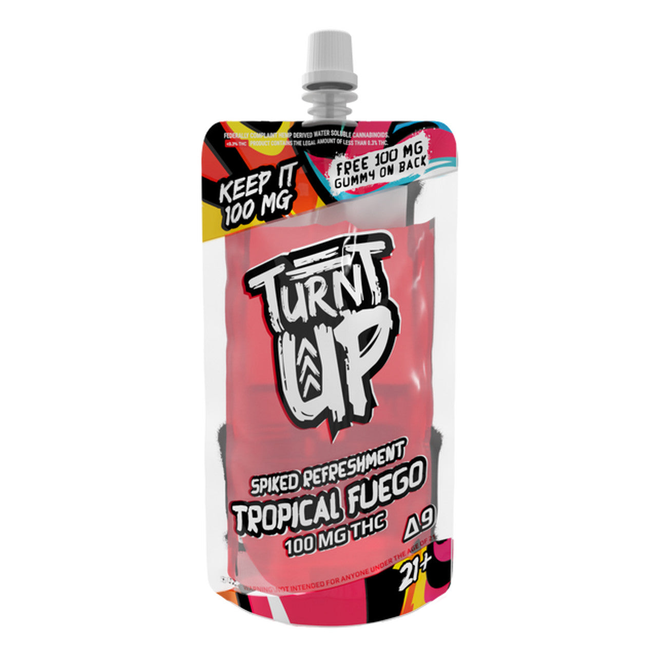 TURNT UP - DELTA 9 - SPIKED REFRESHMENT - 100MG