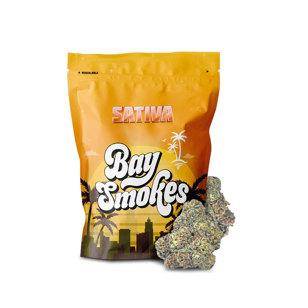 BAY BULK - SUPER SILVER HAZE (SATIVA) HIGH THCa HEMP FLOWER 3.5GM / BAG
