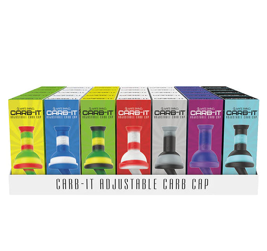 WHITE RHINO - CARB IT ADJUSTABLE CARB CAP  ORIGINAL - 35 COUNT DISPLAY