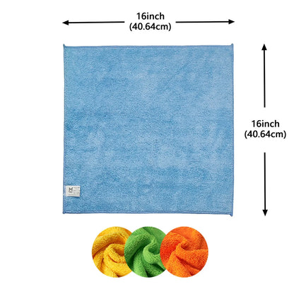 MEMBER'S MARK MICROFIBER TOWELS MIX COLOR 16" x 16" - 36COUNT / PACK