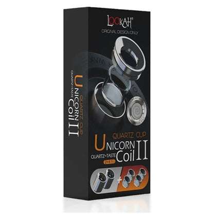 LOOKAH UNICORN WAX E-RIG REPLACEMENT COILS - 2 QUARTZ COILS & 4 CUPS