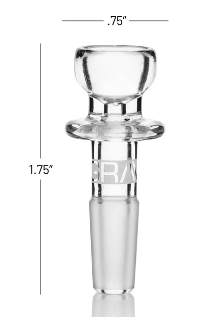 GRAV - 10MM CUP BOWL - CLEAR | 5PACK / BOX |