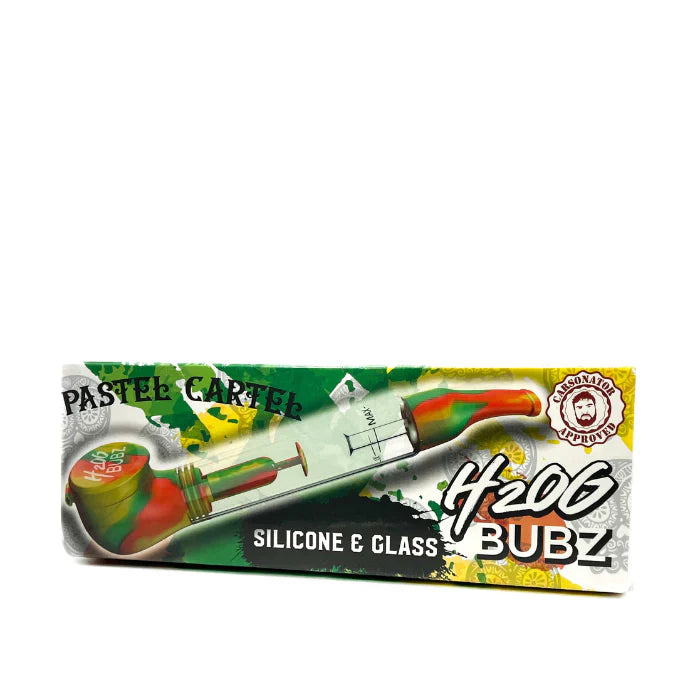 PASTEL CARTEL - H20G BUBZ - SILICONE & GLASS PIPE