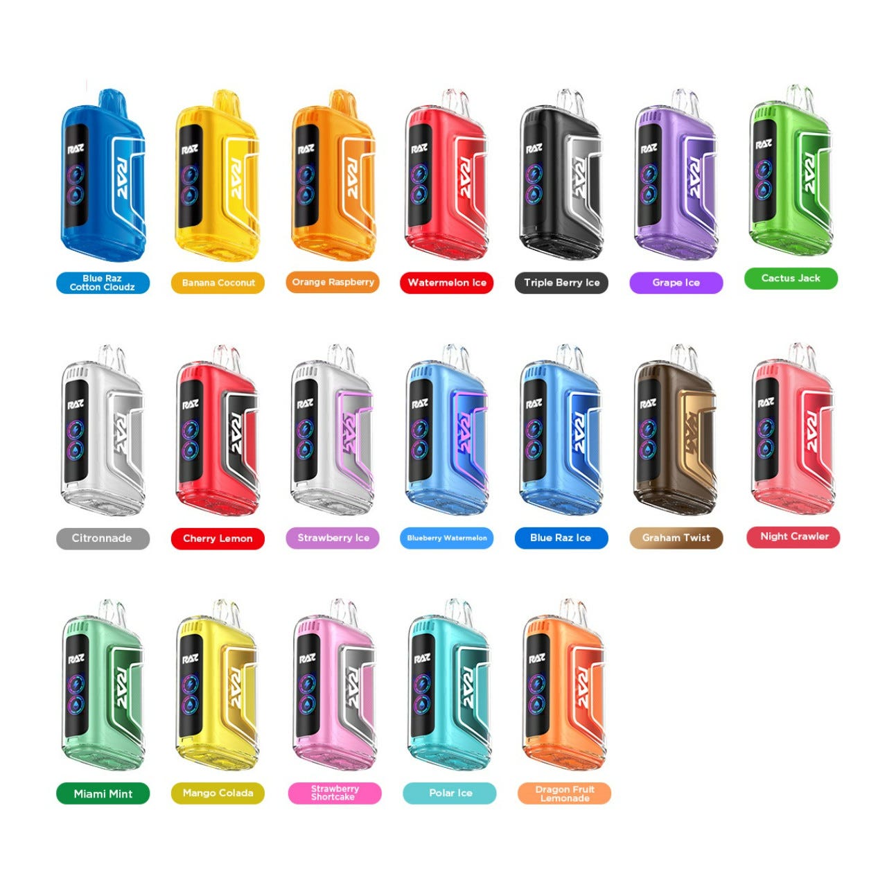 RAZ - TN9000 5% DISPOSABLE (60ML) 9K PUFFS 5CT/ BOX