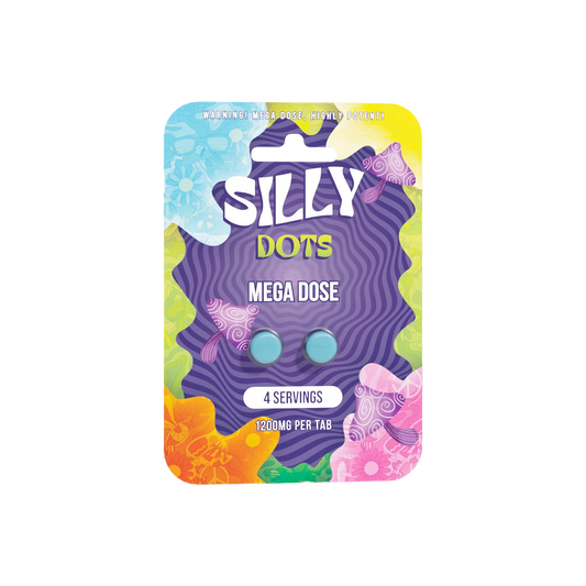 SILLY DOTS MEGA DOSE 1200MG PER TABLET 2PK 10CT/ BOX