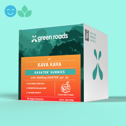 GREEN ROADS - KAVA GUMMIES 30 - PER BAG |4PACK/BOX|
