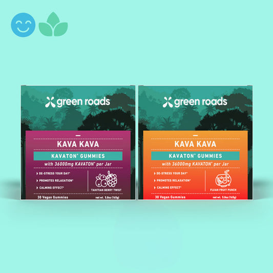GREEN ROADS - KAVA GUMMIES 30 - PER BAG |4PACK/BOX|