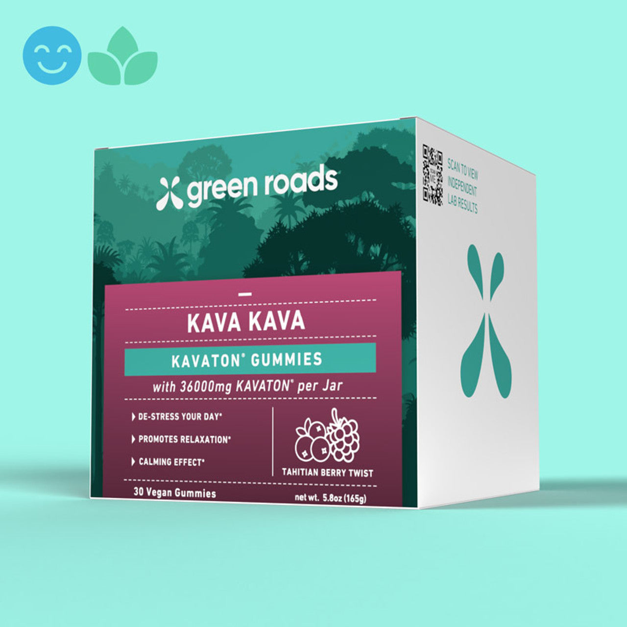 GREEN ROADS - KAVA GUMMIES 30 - PER BAG |4PACK/BOX|