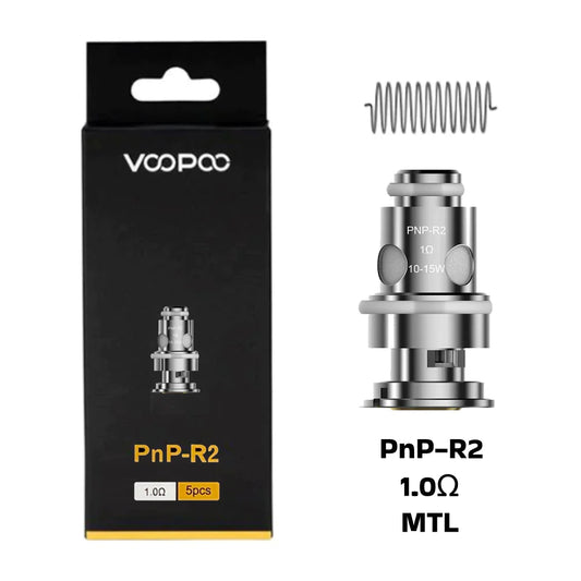 VOOPOO - PNP R2 REPLACEMENT COIL  (1.0 OHMS) 5PACK