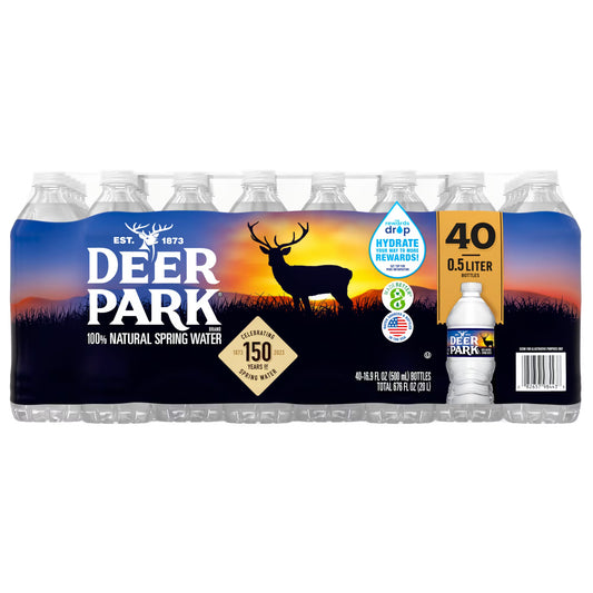 Deer Park 100% Natural Spring Water 16.9 fl. oz., 40/PACK