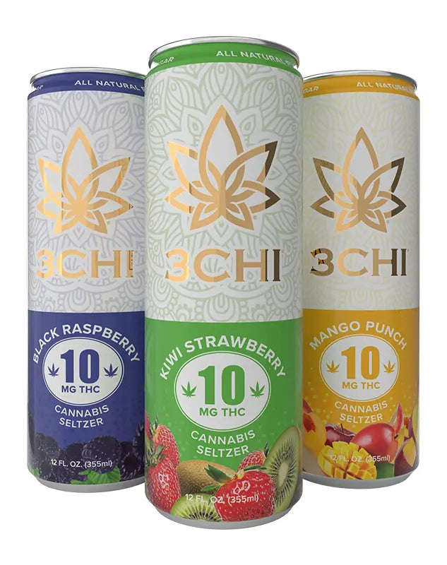 3CHI D9 THC SELTZERS 12OZ (10MG) - 4 PACK