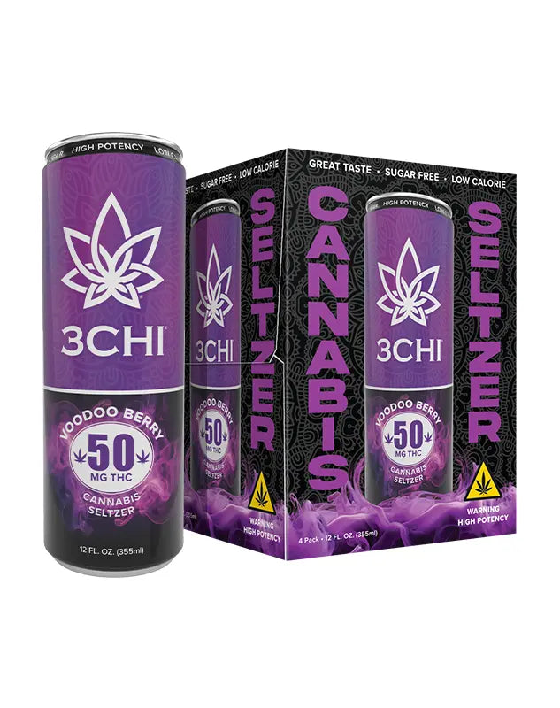 3CHI D9 THC SELTZERS 12OZ (50MG) - 4 PACK