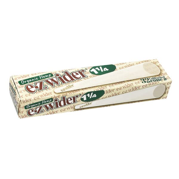 E - ZWIDER - ORGANIC HEMP PRE ROLLED CONES | 1¼ Size | 32COUNT / BOX