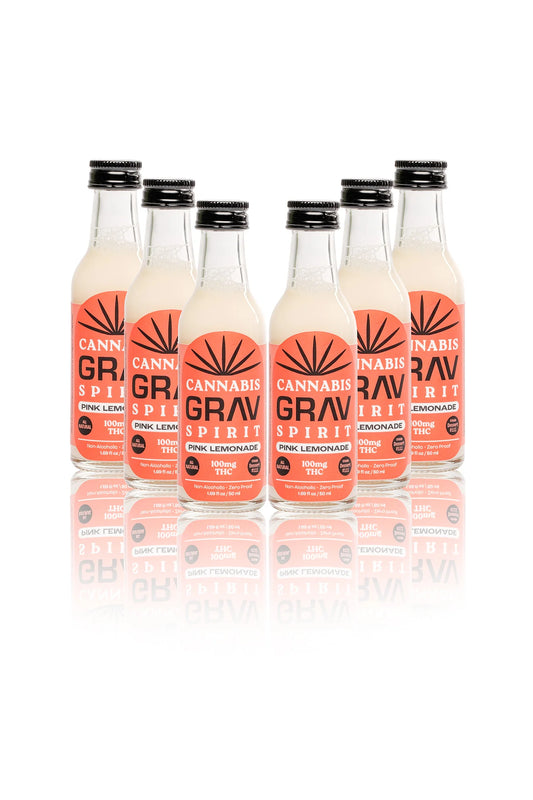 GRAV - CANNABIS SPIRIT 100MG FLAVOR SHOTS - 50ML BOTTLE - 6 Pack