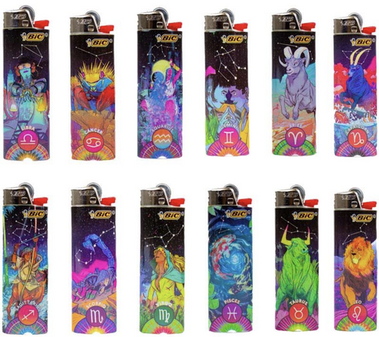 BIC - ASTROLOGY HOROSCOPE ZODIAC SING SPECIAL EDITION LIGHTER | 50COUNT DISLAY |