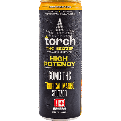 TORCH THC DRINK 60MG THC + 10MG CBD (12OZ 355ML/ CAN) 4CT/ BOX