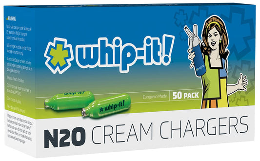 WHIP-IT N20 CREAM CHARGERS 50PACK / BOX