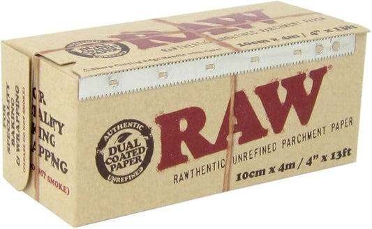 RAW UNREFINED PARCHMENT PAPER 10CM X 4M  13FT / 12PACK(BOX)