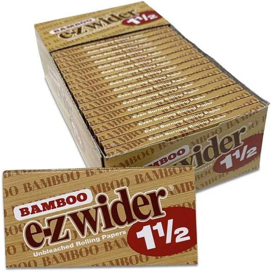 E-Z WIDER BAMBOO 1 1/2 ROLLING PAPER 24PACK/BOX