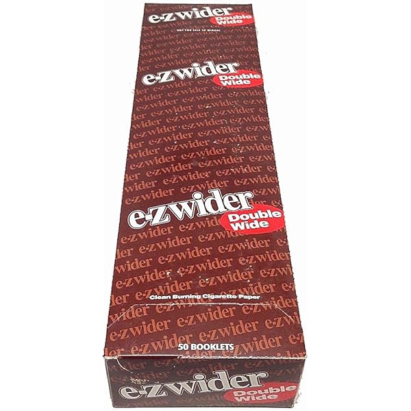 E-Z WIDER DOUBLEWIDE BIG CIGARETTE PAPER 50 PER BOX
