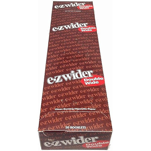 E-Z WIDER DOUBLEWIDE BIG CIGARETTE PAPER 50 PER BOX