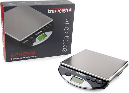 TRUWEIGH - GENERAL COMPACT BENCH SCALE - 8000G X 1G
