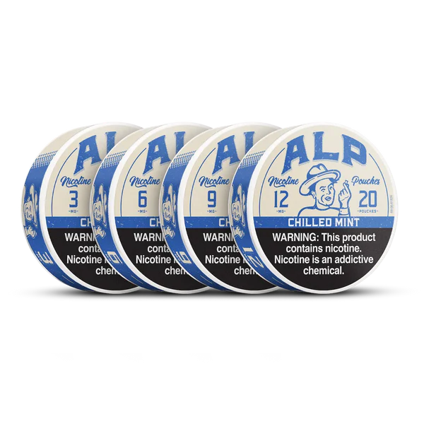 ALP NIC - 5 CANS / PACK "20 POUCHES PER CAN" | CHILLED MINT |