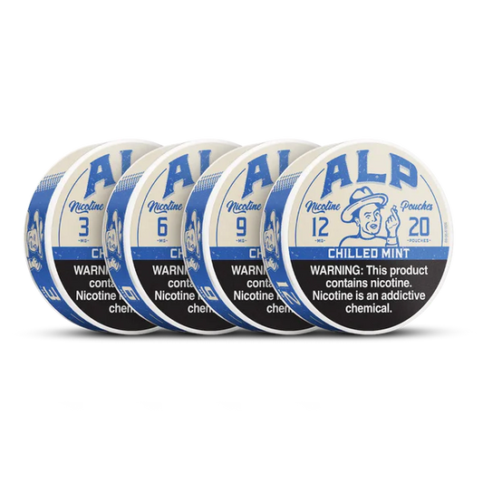 ALP NIC - 5 CANS / PACK "20 POUCHES PER CAN" | CHILLED MINT |