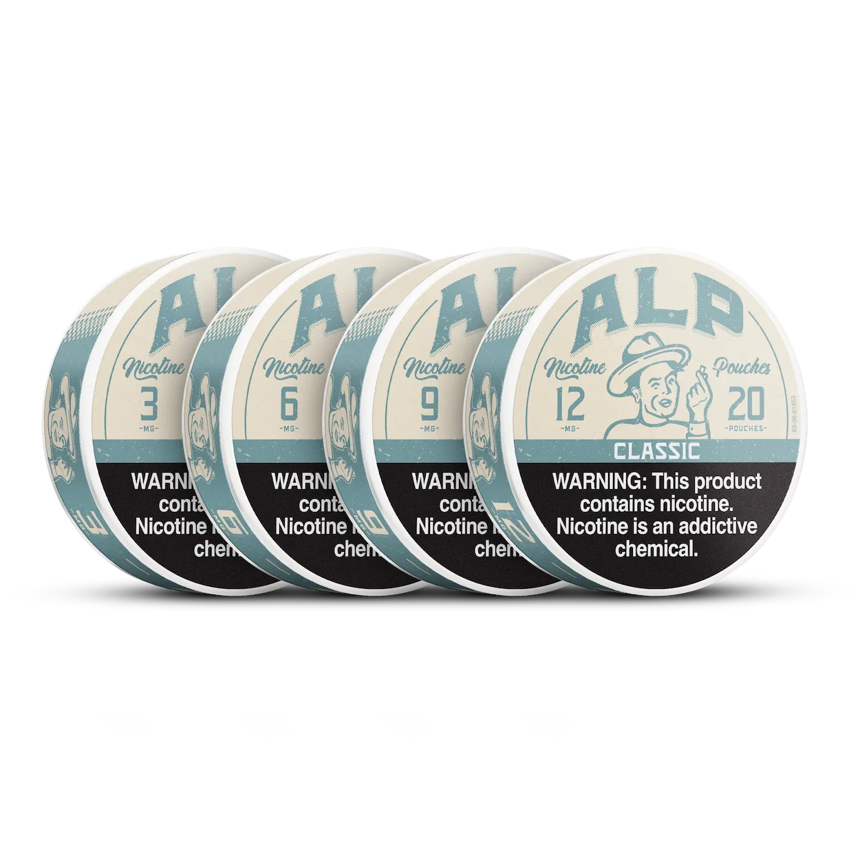 ALP NIC - 5 CANS / PACK "20 POUCHES PER CAN" | CLASSIC |