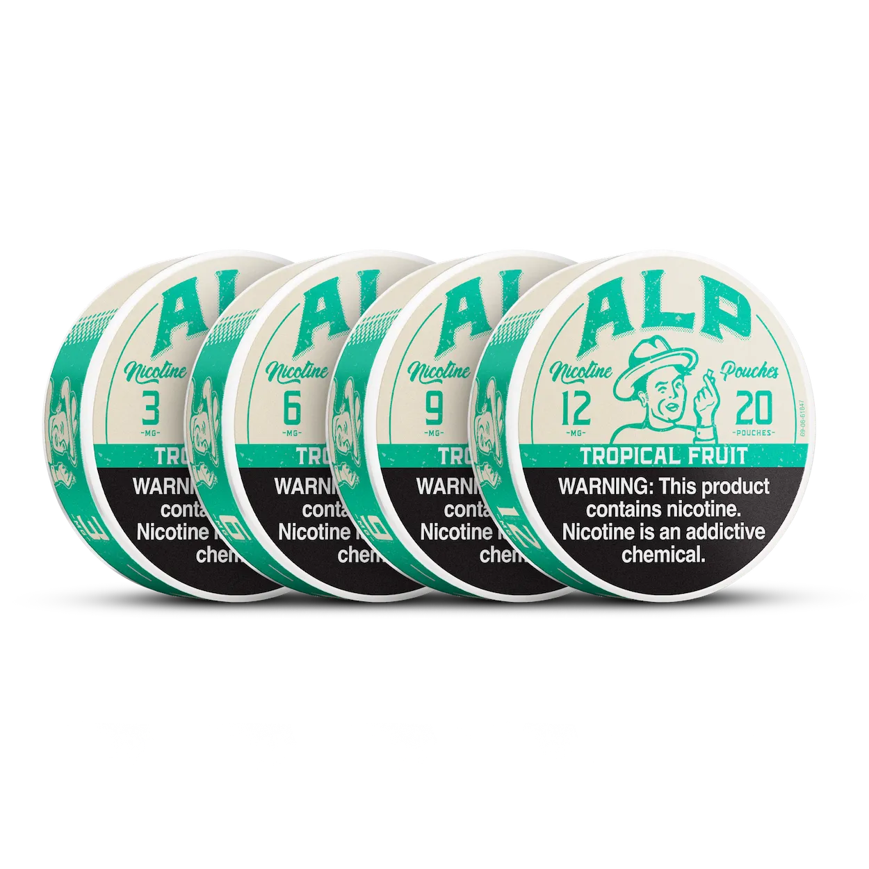 ALP NIC - 5 CANS / PACK "20 POUCHES PER CAN" | TROPICAL FRUIT |