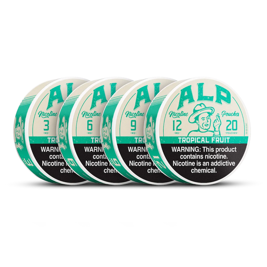ALP NIC - 5 CANS / PACK "20 POUCHES PER CAN" | TROPICAL FRUIT |