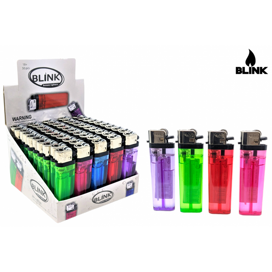 BLINK ASSORTED COLORS POCKET LIGHTER 50COUNT / DISPLAY