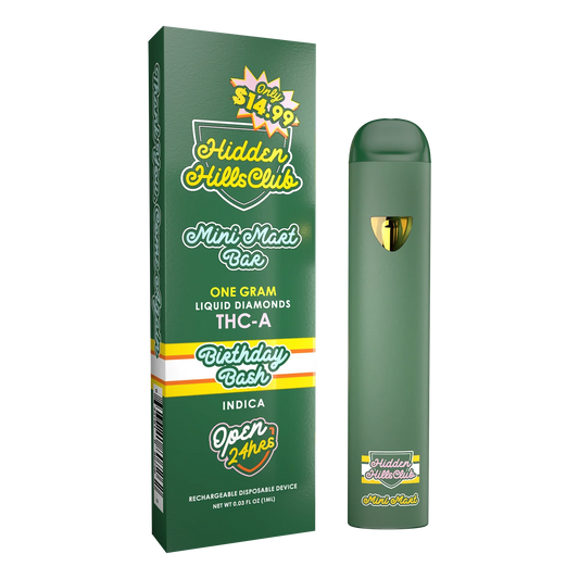 HIDDEN HILLS - 1G THC-A DISPOSABLE 5PACK / BOX
