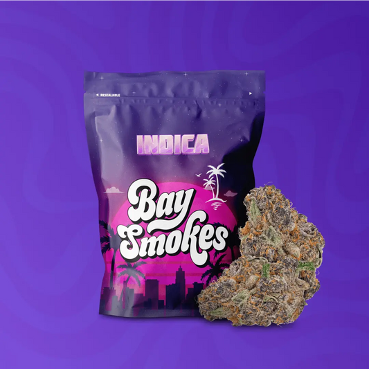BAY BULK - BLUE CHERRY GELATO (HYBRID) HIGH THCa HEMP FLOWER 7GM / BAG