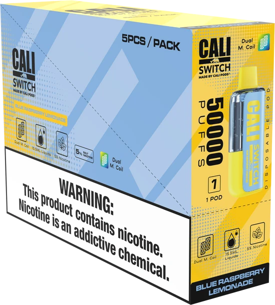 CALI - SWITCH POD 5% 50K PUFFS |5PACK/BOX|