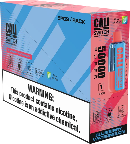 CALI - SWITCH POD 5% 50K PUFFS |5PACK/BOX|