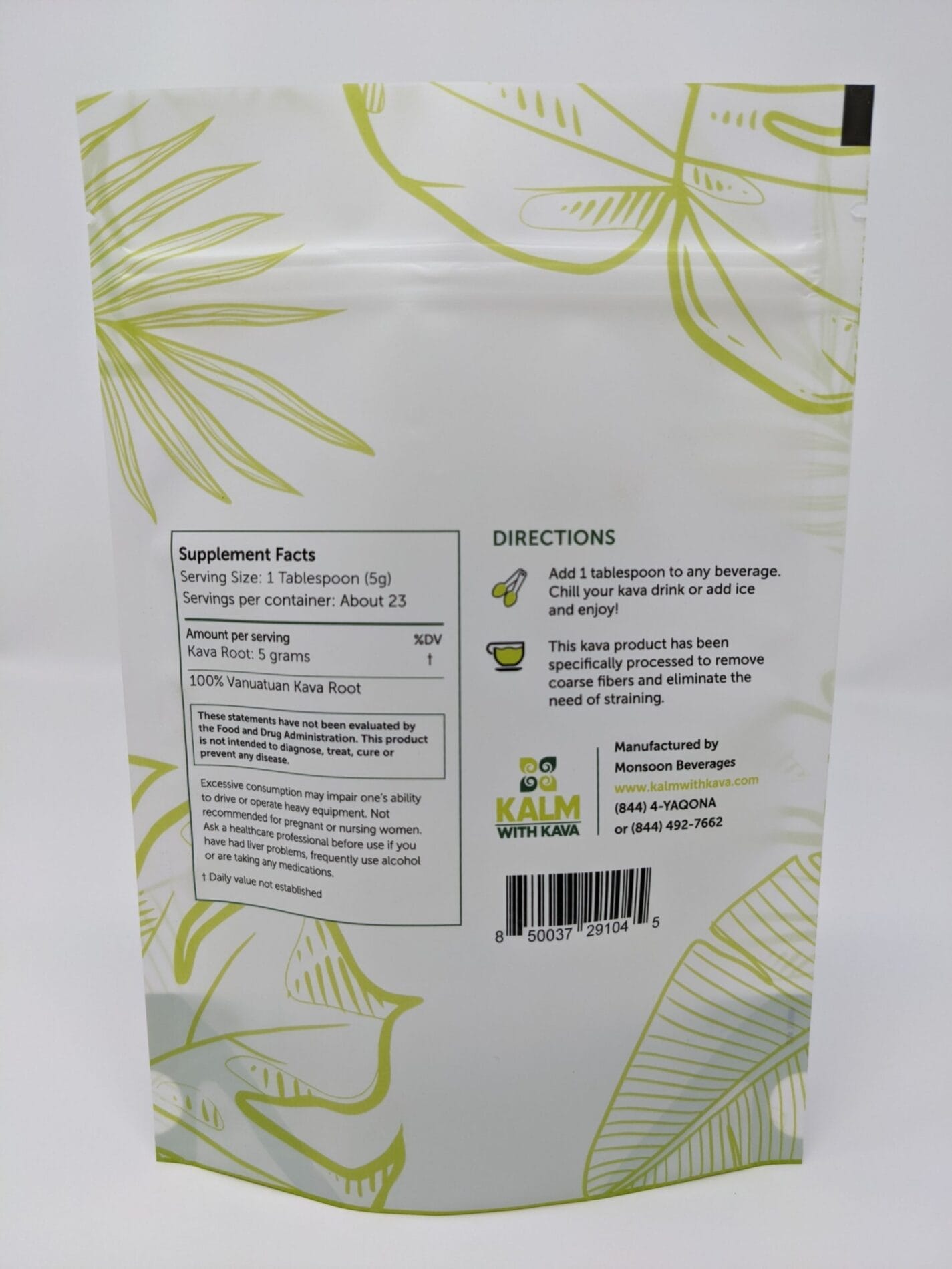 KALM WITH KAVA - BOROGU MICRONIZED KAVA - POWDER BAG