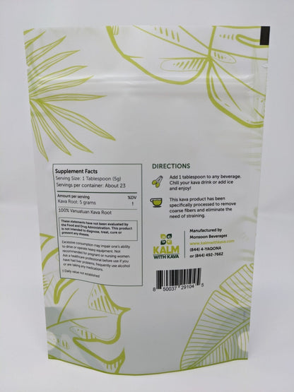 KALM WITH KAVA - BOROGU MICRONIZED KAVA - POWDER BAG