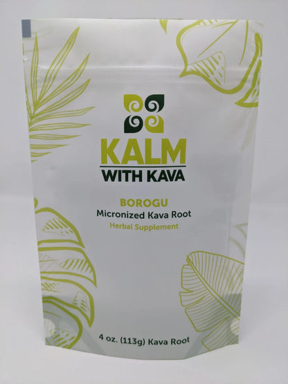 KALM WITH KAVA - BOROGU MICRONIZED KAVA - POWDER BAG