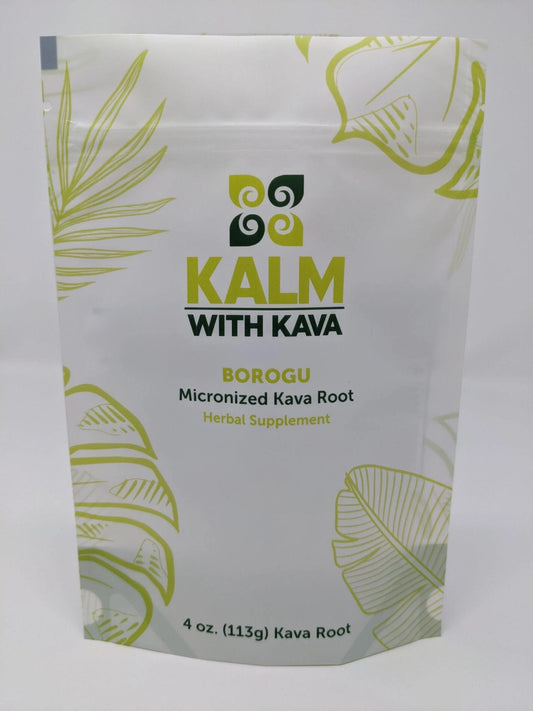 KALM WITH KAVA - BOROGU MICRONIZED KAVA - POWDER BAG