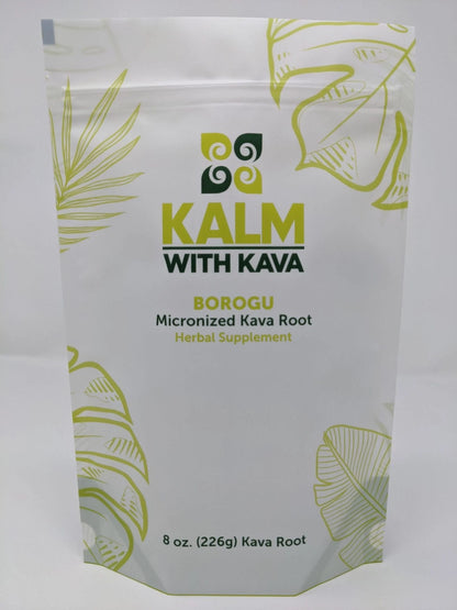 KALM WITH KAVA - BOROGU MICRONIZED KAVA - POWDER BAG