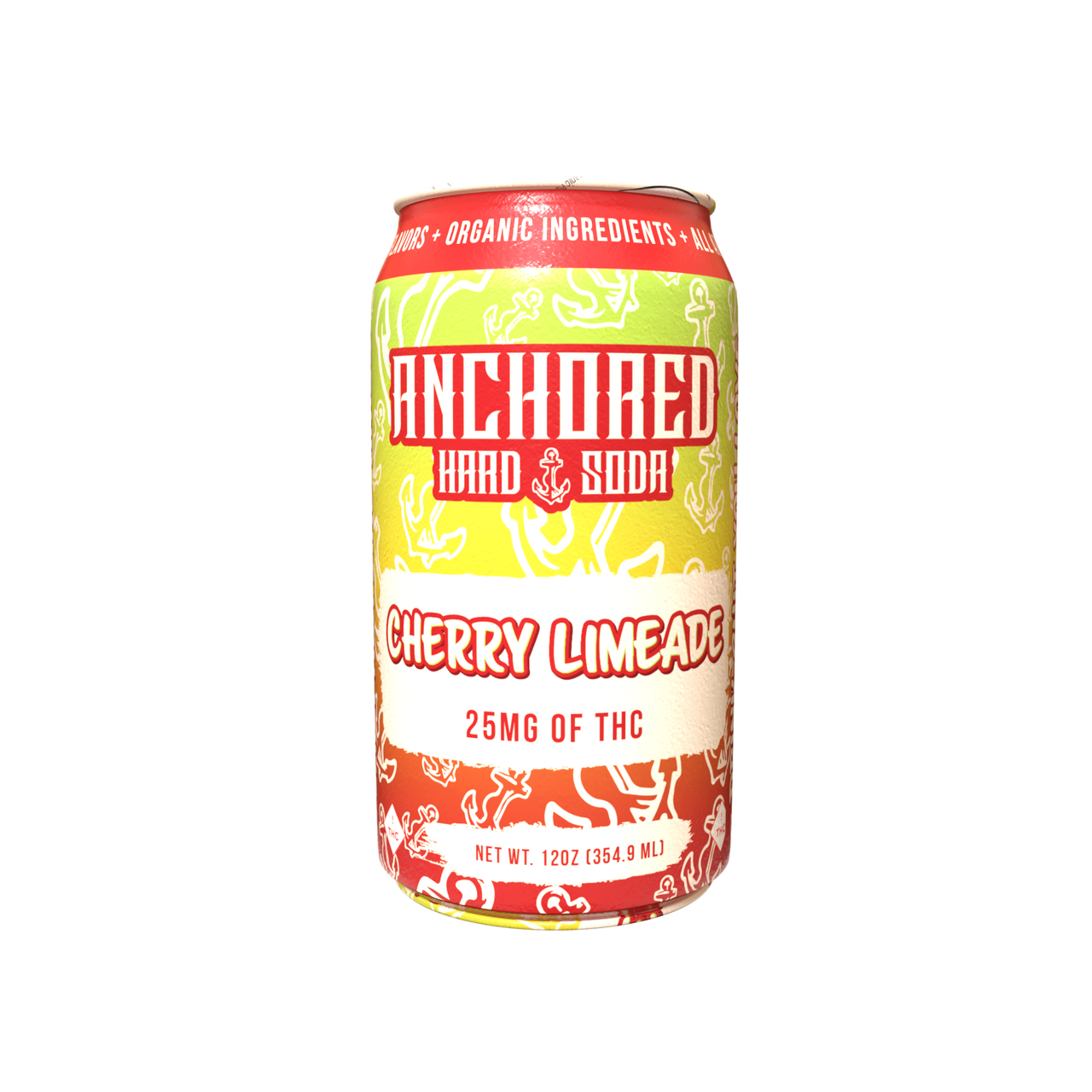 ANCHORED - D9 HARD SODA - 25MG THC 4PACK