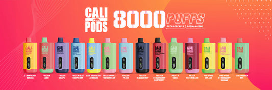CALI - 5% DISPOSABLE (18ML) - 8K PUFFS 6CT/ BOX