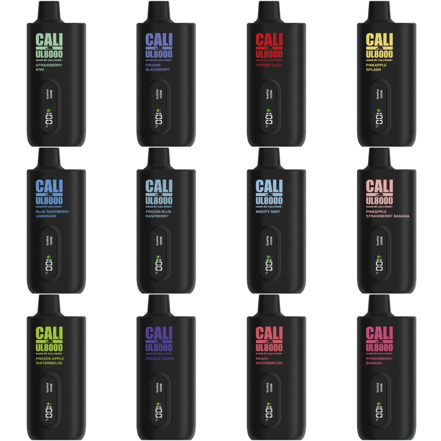 CALI - 0% DISPOSABLE (18ML) - 8K PUFFS 6CT/ BOX