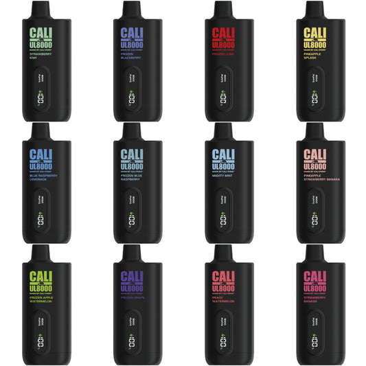 CALI - 0% DISPOSABLE (18ML) - 8K PUFFS 6CT/ BOX
