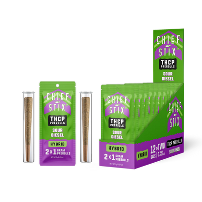 CHIEF STIX THCP 2CT 1G PREROLLS 12CT BOX