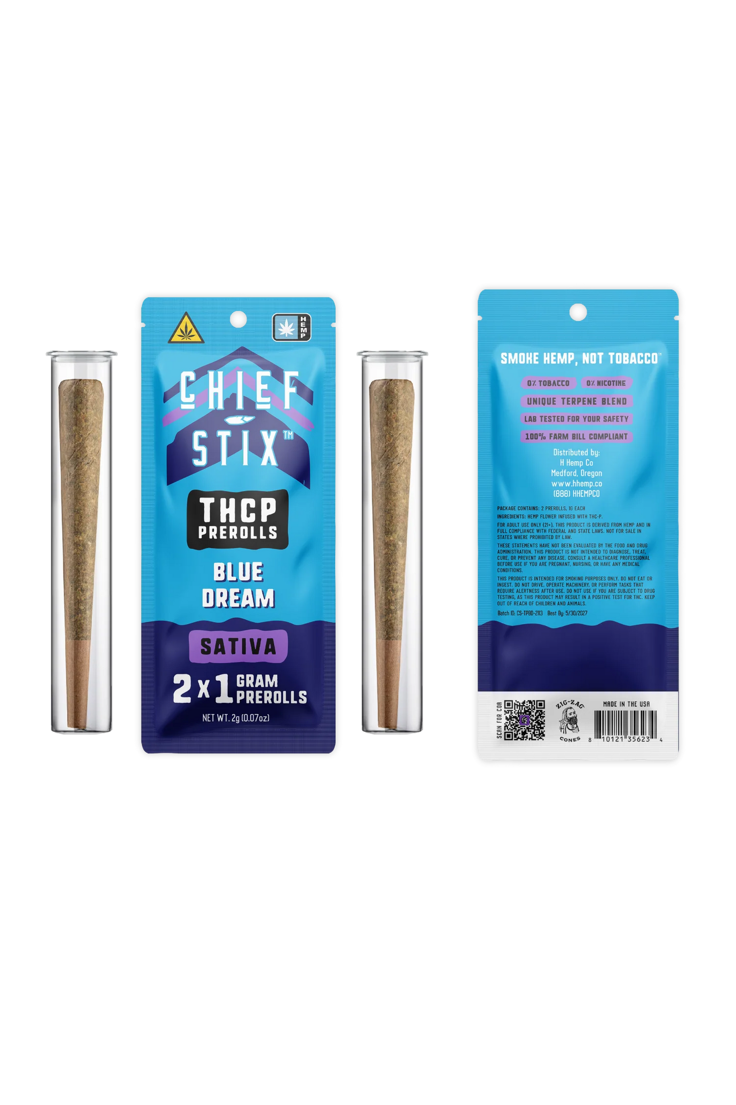 CHIEF STIX THCP 2CT 1G PREROLLS 12CT BOX